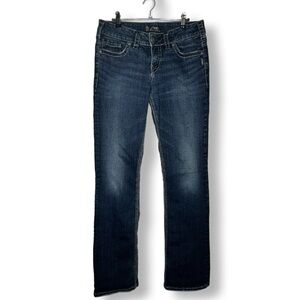 Women’s Silver Suki Mid Slim Boot Cut Size 28